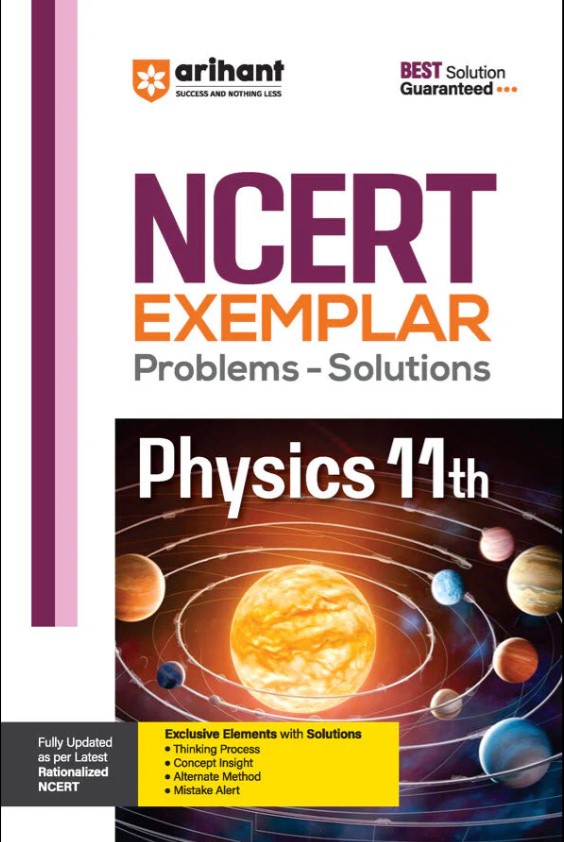 Arihant NCERT Exemplar Physics 11th Latest Rationalized Edition